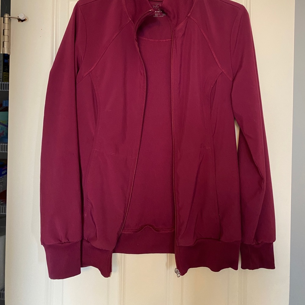 Cherokee Women's Raspberry Zip-Up Jacket - Picture 3 of 3